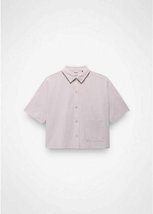 Railay Short Sleeve Button Down, Color: Almond, image 5