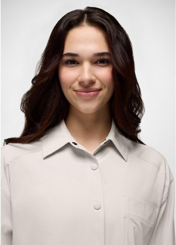 Railay Oversized Button Down, Color: Almond, image 5