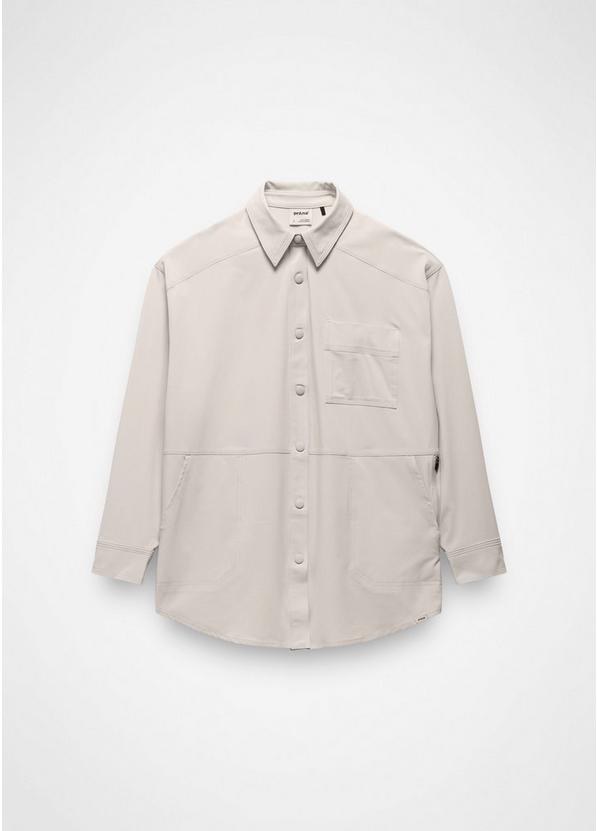 Railay Oversized Button Down, Color: Almond, image 9