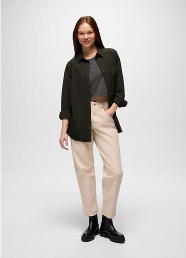 Railay Oversized Button Down, Color: Nori, image 4