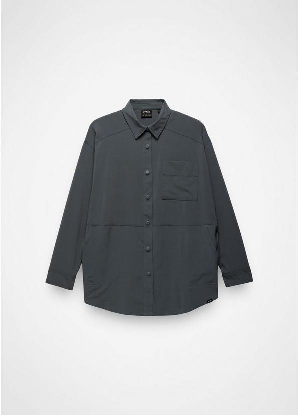 Railay Oversized Button Down, Color: Thundercloud, image 6