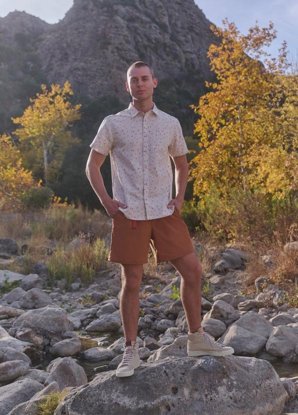 Tinline Shirt, Color: Almond Brushstroke, image 3