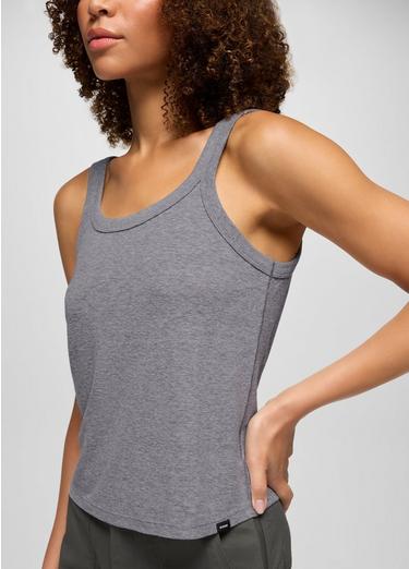 Cozy Up Scoop Tank, Color: Heather Grey, image 23