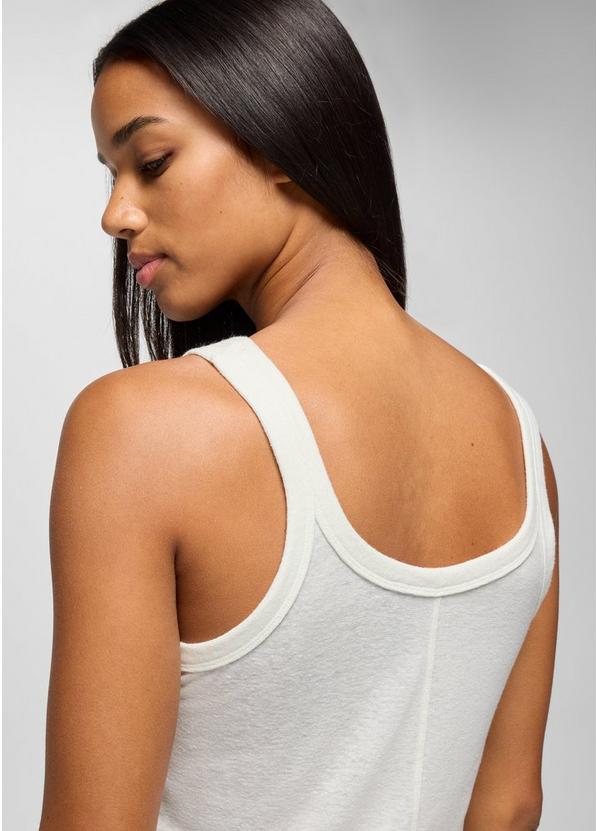 Cozy Up Scoop Tank, Color: Soft White, image 4