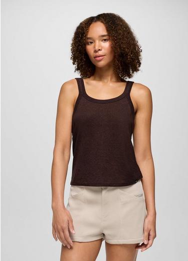 Cozy Up Scoop Tank, Color: Mocha, image 5