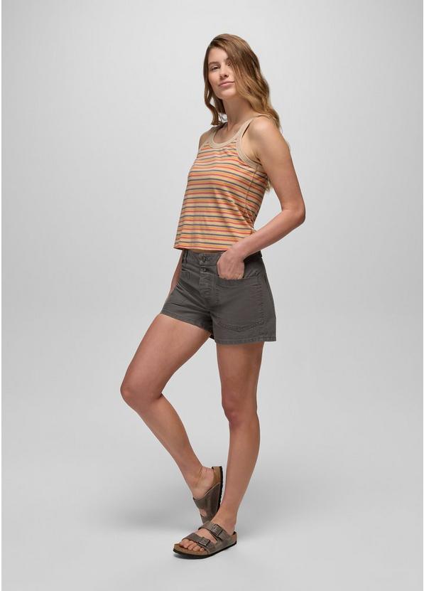 Cozy Up Scoop Tank, Color: Vanilla Bean Stripe, image 6