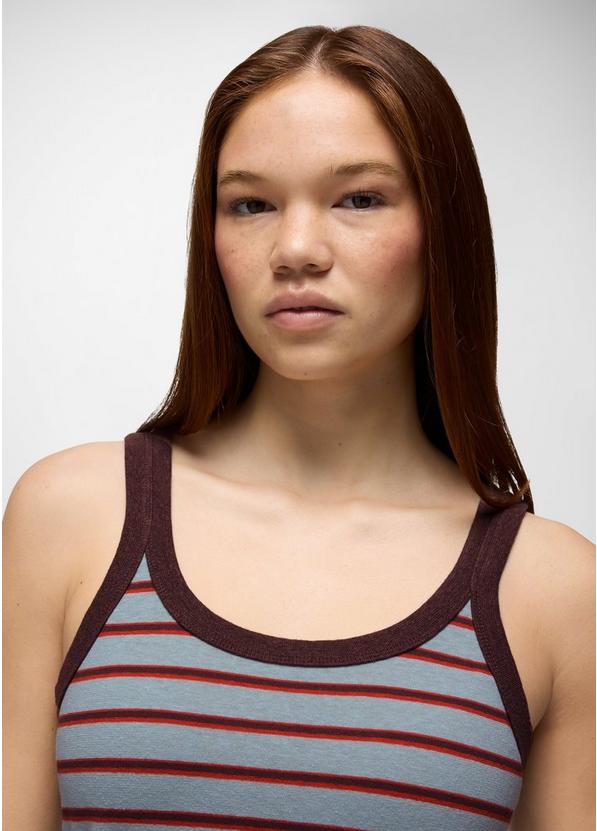 Cozy Up Tank, Color: Saltwater Stripe, image 3