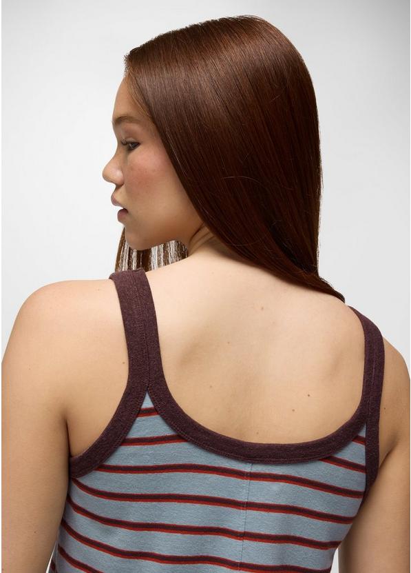 Cozy Up Tank, Color: Saltwater Stripe, image 4