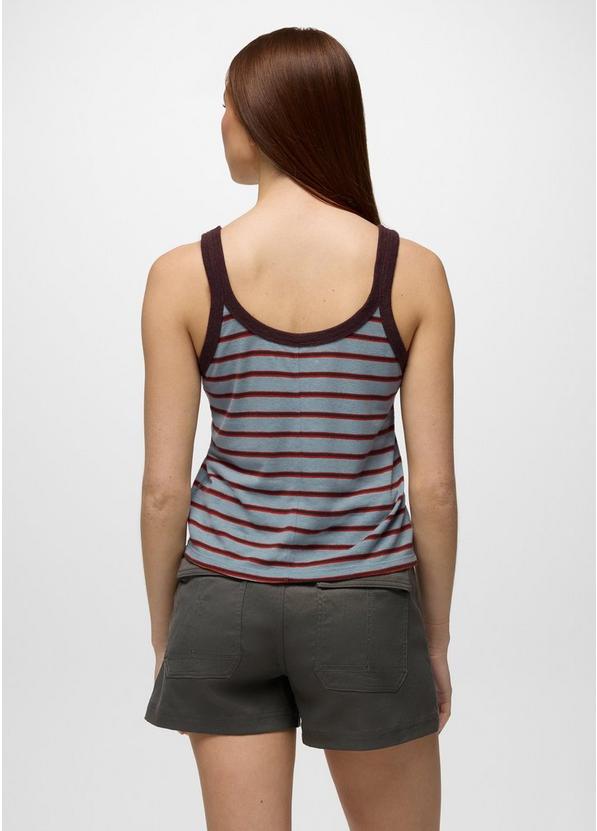 Cozy Up Tank, Color: Saltwater Stripe, image 2