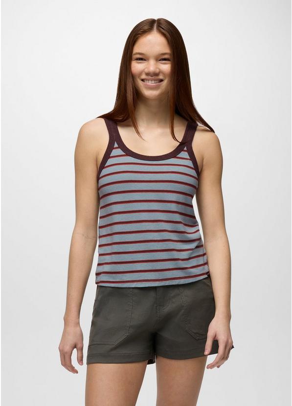 Cozy Up Tank, Color: Saltwater Stripe, image 1