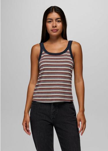 Cozy Up Scoop Tank, Color: Stormy Night Stripe, image 1