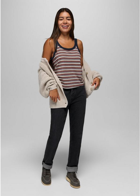 Cozy Up Scoop Tank, Color: Stormy Night Stripe, image 5