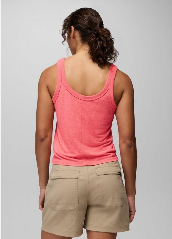 Cozy Up Scoop Tank, Color: Guava, image 2