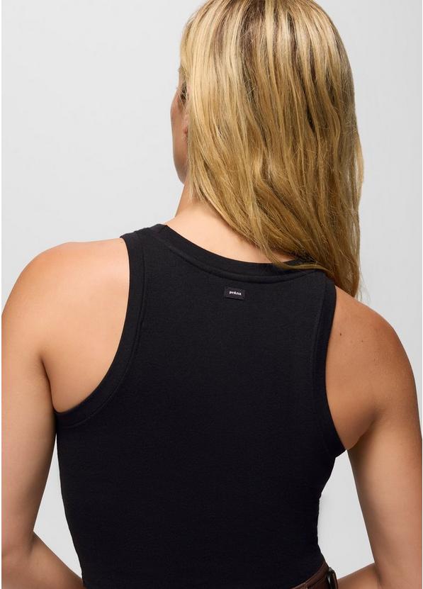 Lotus High Neck Tank, Color: Black, image 4