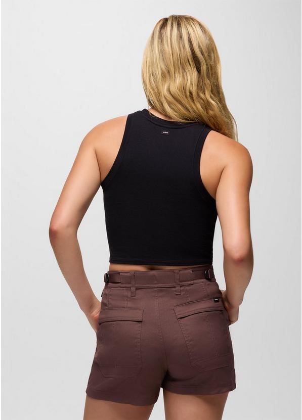 Lotus High Neck Tank, Color: Black, image 2