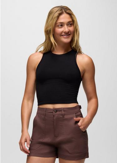 Lotus High Neck Tank, Color: Black, image 9