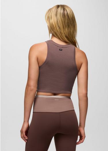 Lotus High Neck Tank, Color: Carob, image 2