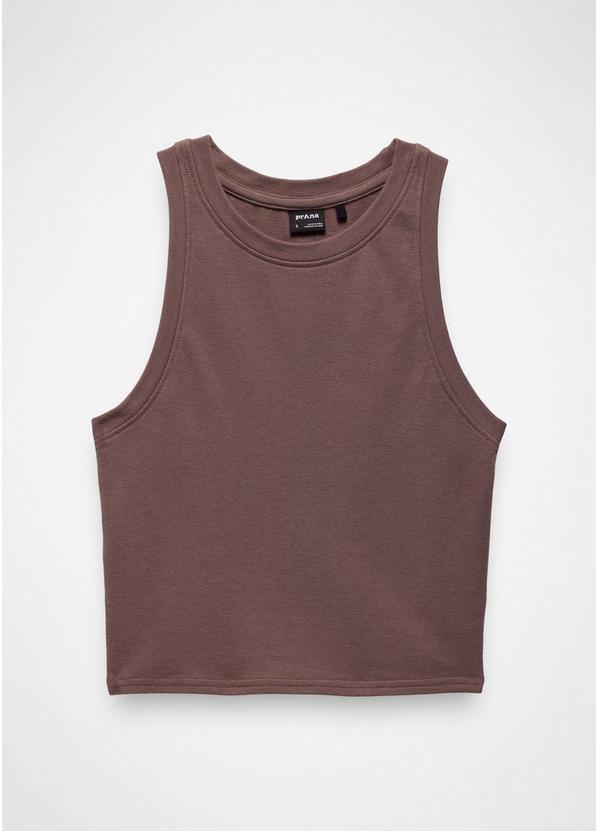 Lotus High Neck Tank, Color: Carob, image 6