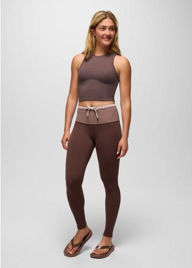 Lotus High Neck Tank, Color: Carob, image 4