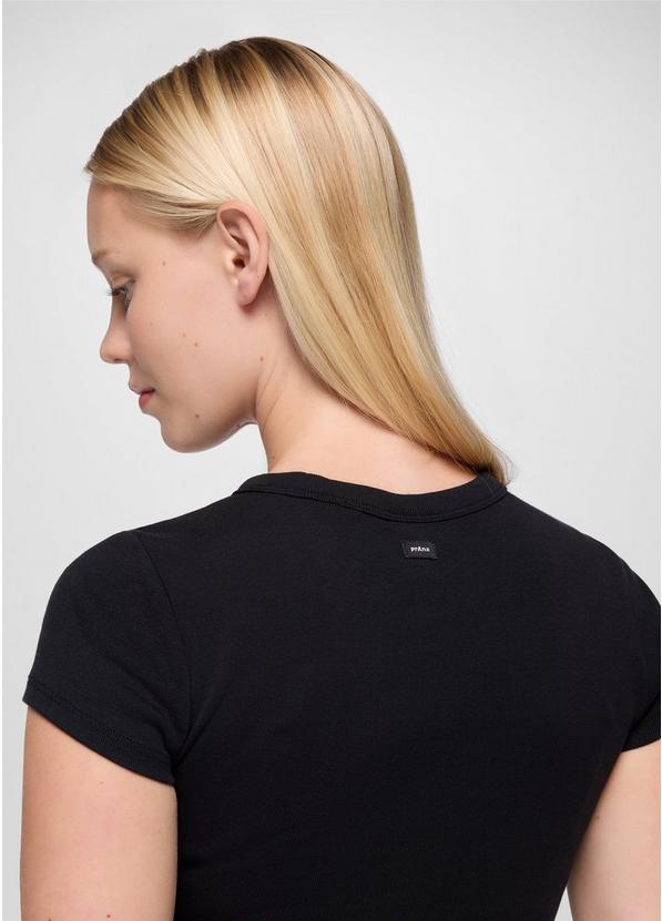 Lotus Short Sleeve Tee, Color: Black, image 4