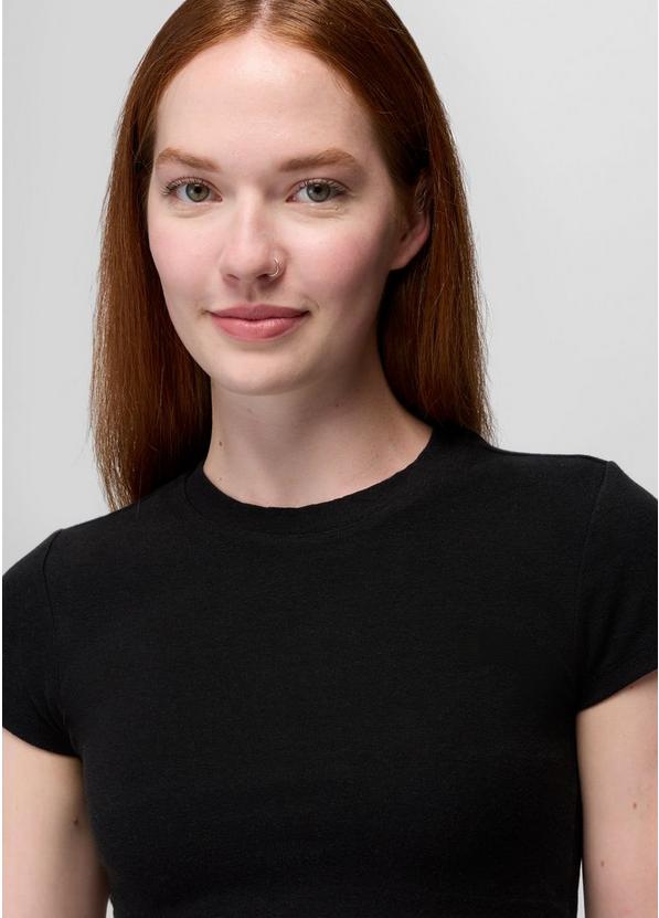 Lotus Short Sleeve Tee, Color: Black, image 7