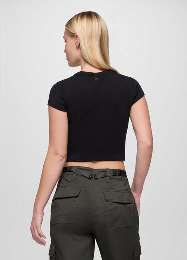 Lotus Short Sleeve Tee, Color: Black, image 20