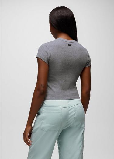 Lotus Short Sleeve Tee, Color: Heather Grey, image 15