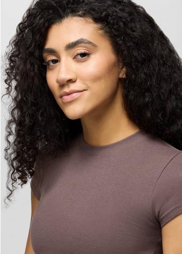 Lotus Short Sleeve Tee, Color: Carob, image 30