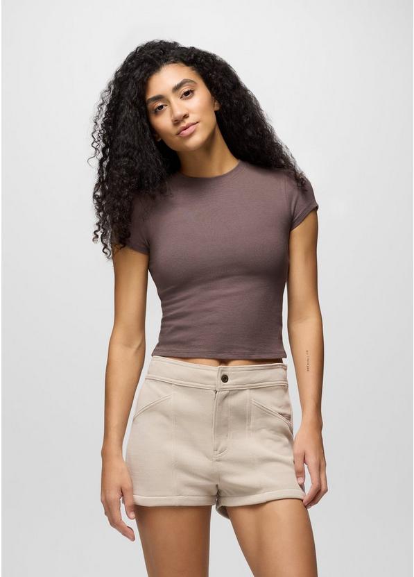 Lotus Short Sleeve Tee, Color: Carob, image 1