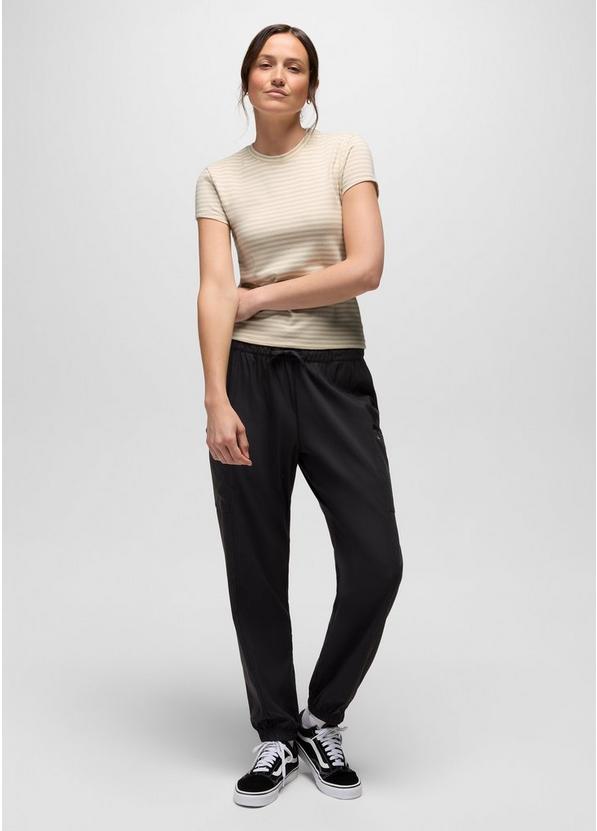 Lotus Short Sleeve Tee, Color: Stone Stripe, image 4