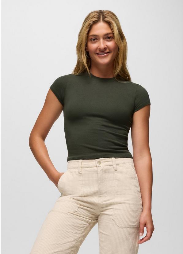 Lotus Short Sleeve Tee, Color: Spruce, image 7