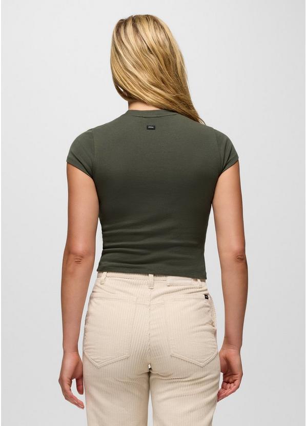 Lotus Short Sleeve Tee, Color: Spruce, image 8