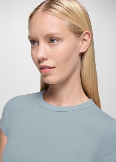 Lotus Short Sleeve Tee, Color: Saltwater, image 26