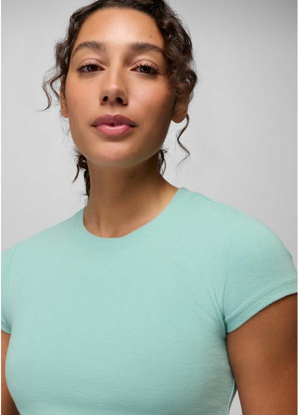 Lotus Short Sleeve Tee, Color: Sea Glass, image 3