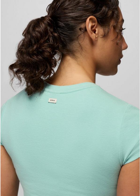 Lotus Short Sleeve Tee, Color: Sea Glass, image 4