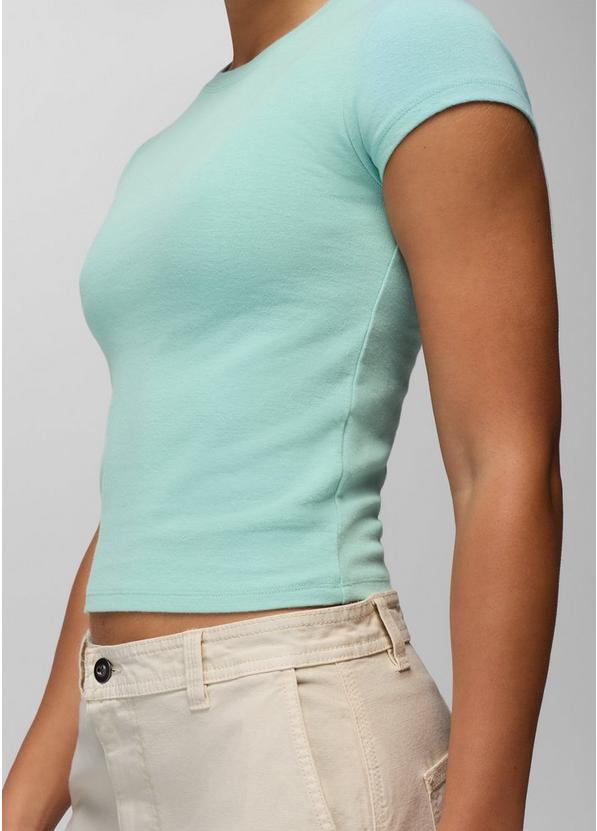 Lotus Short Sleeve Tee, Color: Sea Glass, image 5