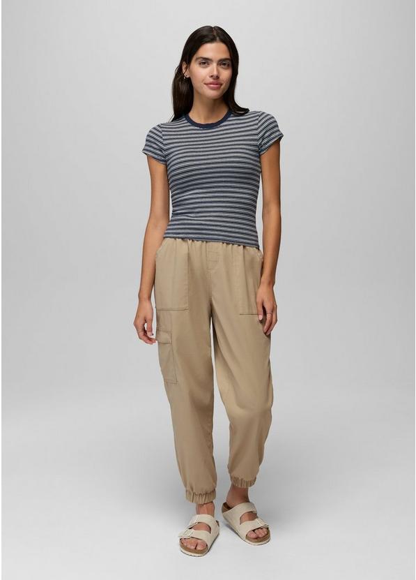 Lotus Short Sleeve Tee, Color: Nautical Stripe, image 5