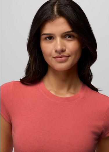 Lotus Short Sleeve Tee, Color: Guava, image 31