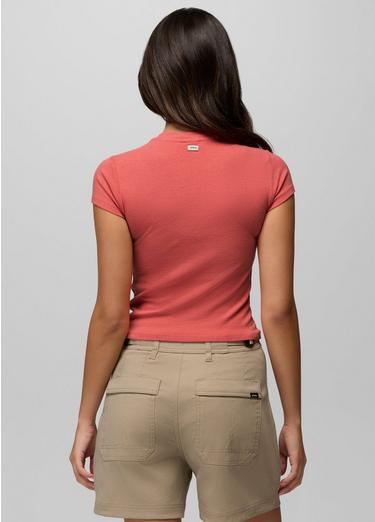 Lotus Short Sleeve Tee, Color: Guava, image 30