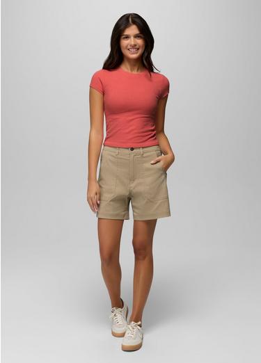 Lotus Short Sleeve Tee, Color: Guava, image 32