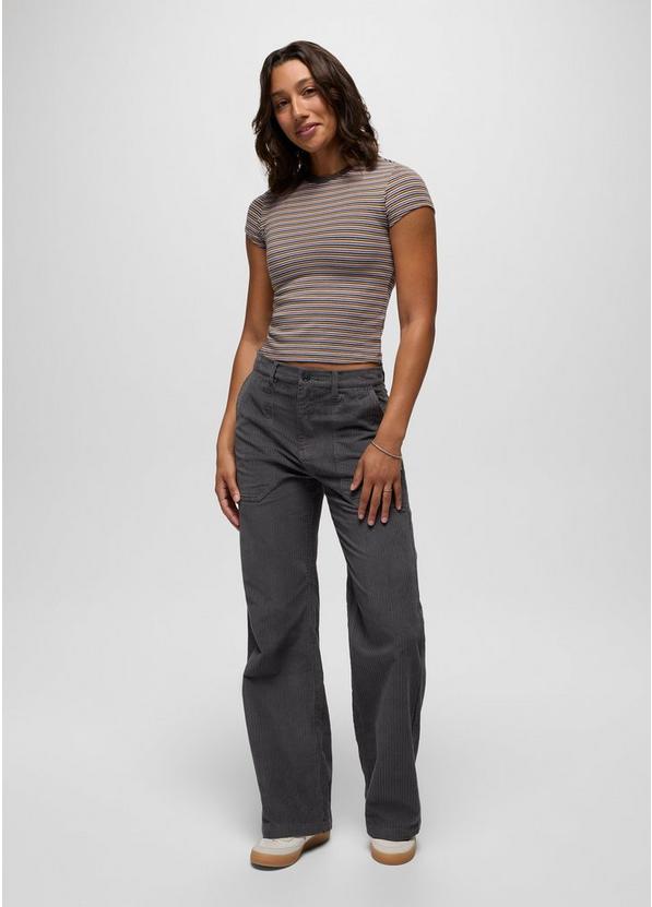Lotus Short Sleeve Tee, Color: Long Beach Stripe, image 7