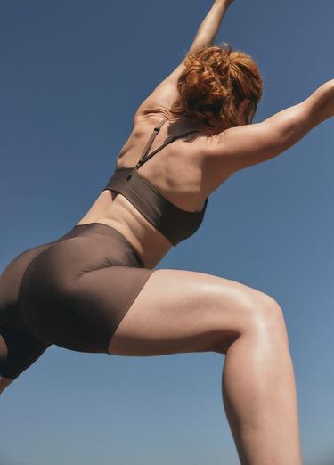 prAna Sculpt Bike Short, Color: Light Espresso, image 3