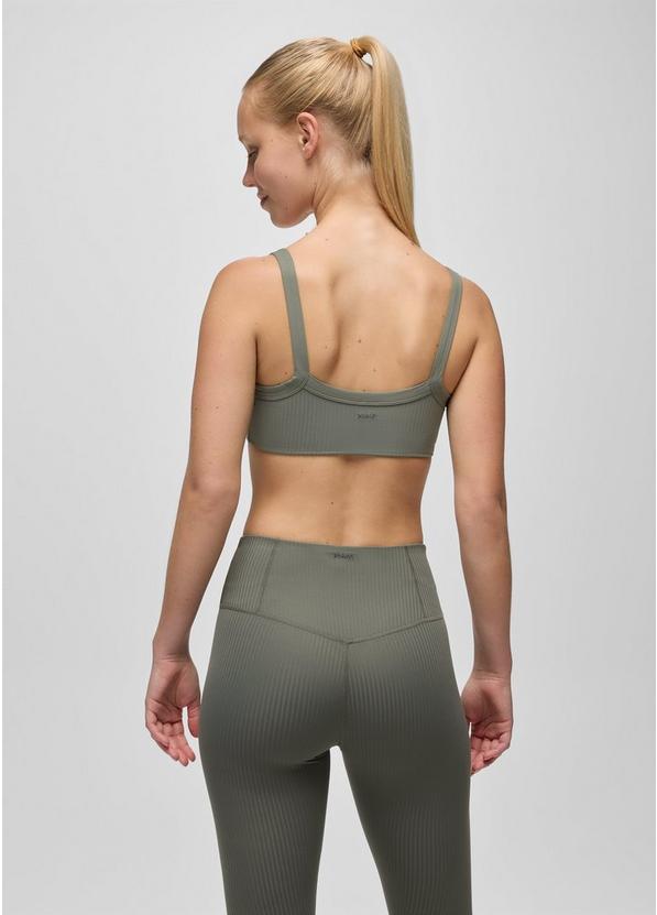 Luxara Rib Bra, Color: Thyme, image 2