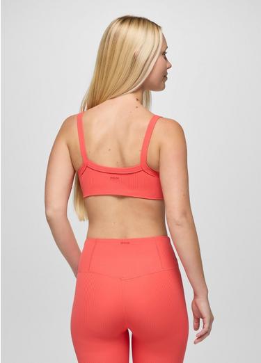 Luxara Rib Bra, Color: Rose Fire, image 22