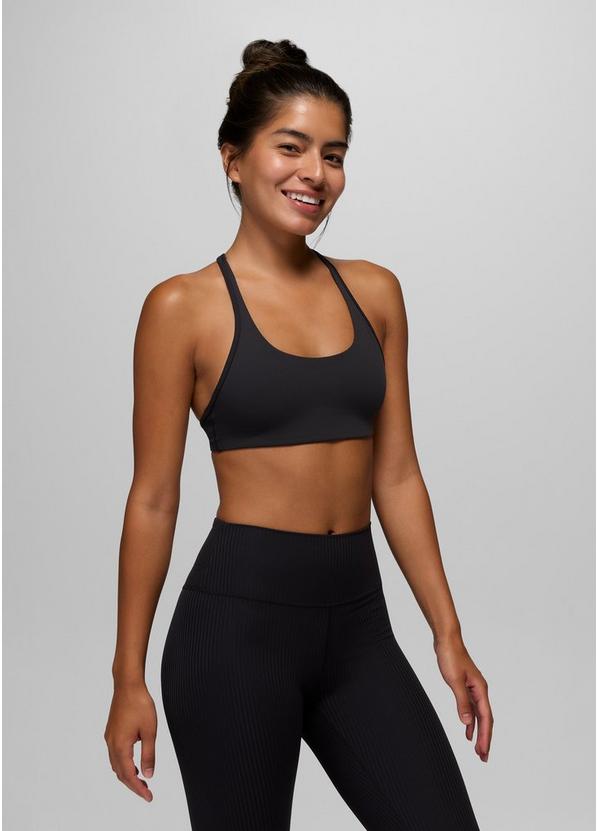 Luxara Racerback Bra, Color: Black, image 1