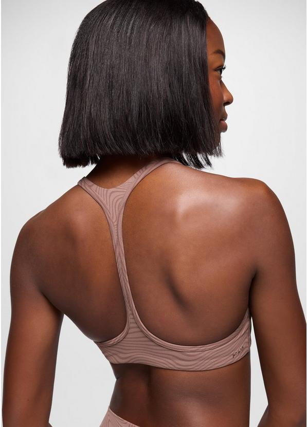 Luxara Racerback Bra, Color: Carob Wavee, image 6
