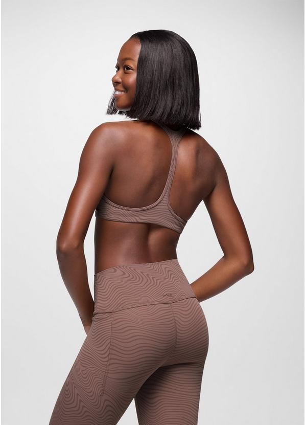 Luxara Racerback Bra, Color: Carob Wavee, image 2