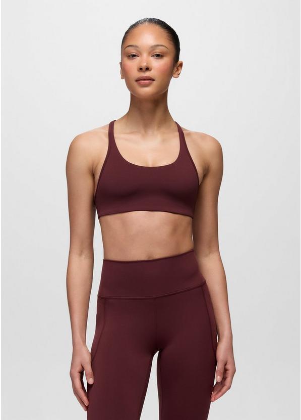 Luxara Racerback Bra, Color: Cacao, image 1