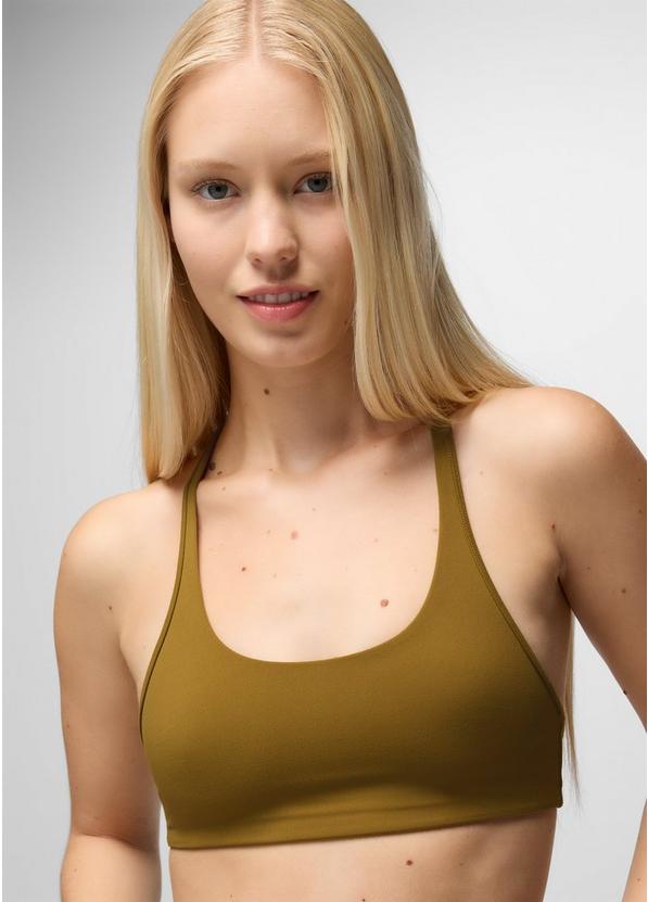 Luxara Racerback Bra, Color: Retro Olive, image 4
