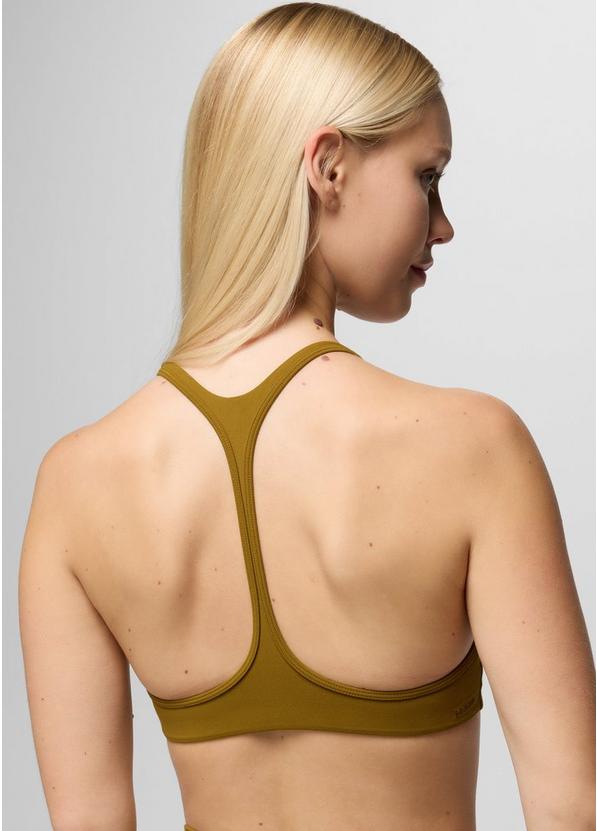 Luxara Racerback Bra, Color: Retro Olive, image 5